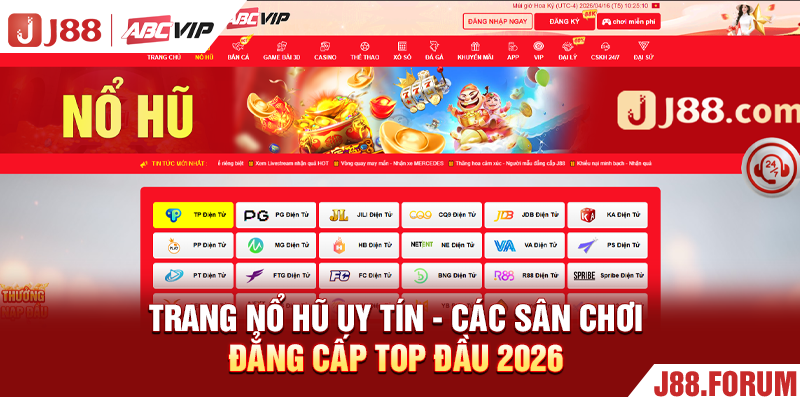 Trang Nổ Hũ Uy Tín - Các Sân Chơi Đẳng Cấp Top Đầu 2026